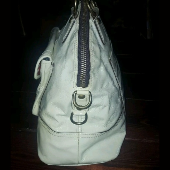 ***SOLD*** COACH FRANCINE IVORY LEGACY Satchel - Picture 4 of 8